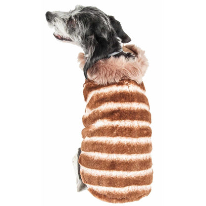 Stylish Tiramisu Dog Coat with Fleece Lining Fashion