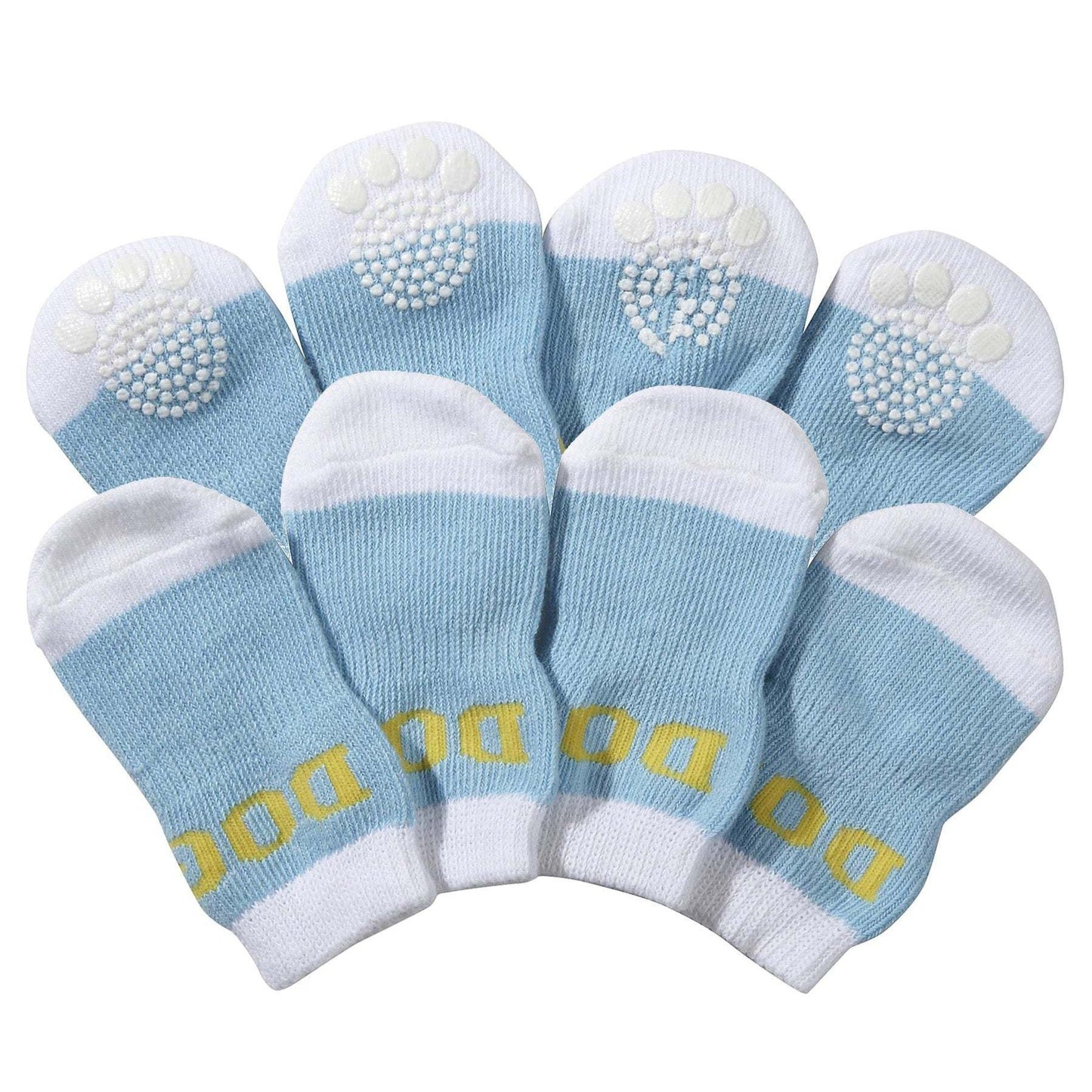 Rubberized grip pet socks Fashion