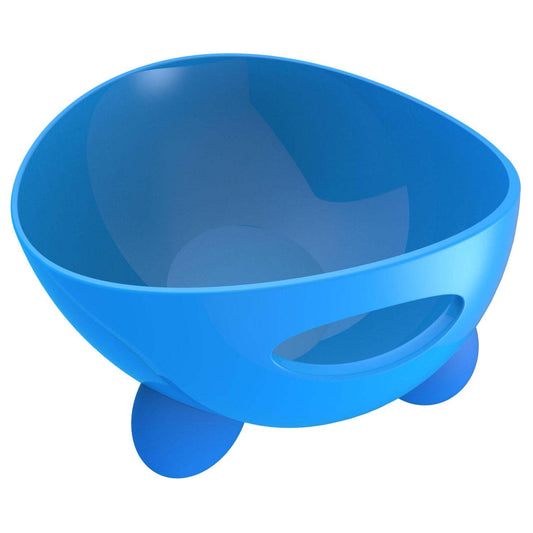 Tilted dog bowl ergonomic