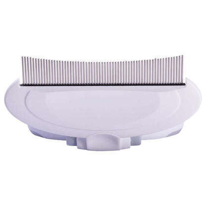 The Pet Life 'Gyrater' Travel Swivel Comb: Compact, customizable, and effective for grooming pets on the go. - Wolldi