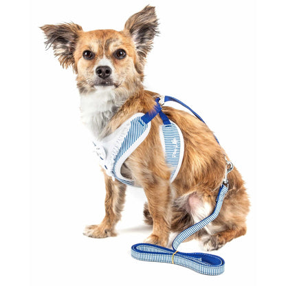 Breathable Adjustable Dog Harness with Bowtie Straps