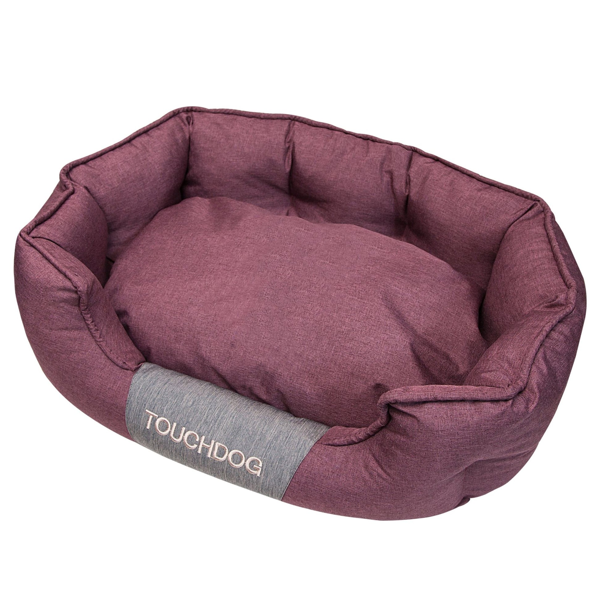 Water-resistant, durable, and comfortable dog bed with removable, machine-washable cushion. - Wolldi