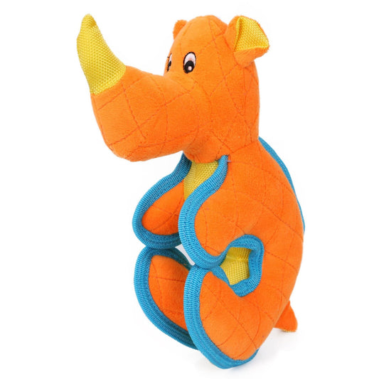 Pet Life Funimal Plush Dog Toy: Durable, squeaky, and machine washable. Multiple colors available. - Wolldi