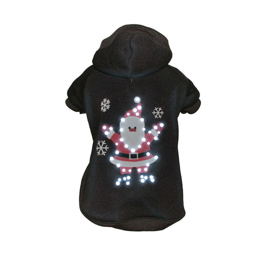 LED Santa Hooded Sweater Fashion