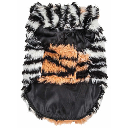 Stylish Tigerbone Fur Dog Coat