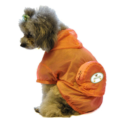 Adjustable Dog Raincoat Fashion