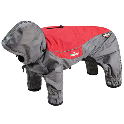 The Dog Helios 'Arctic Blast' Winter Dog Coat is waterproof, warm, and adjustable, perfect for extreme weather. - Wolldi