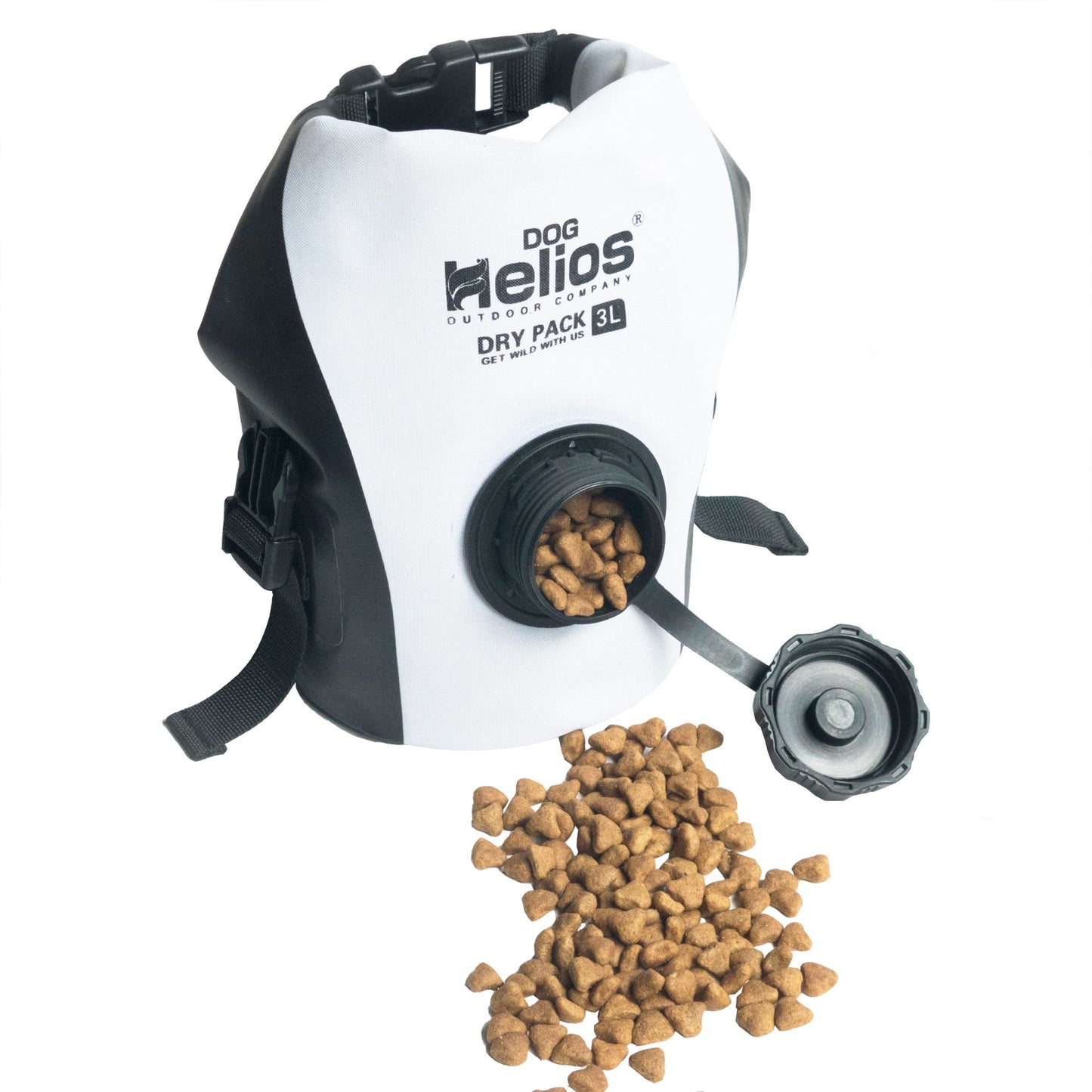 The Dog Helios 'Grazer' is a waterproof and durable outdoor food dispenser bag. - Wolldi