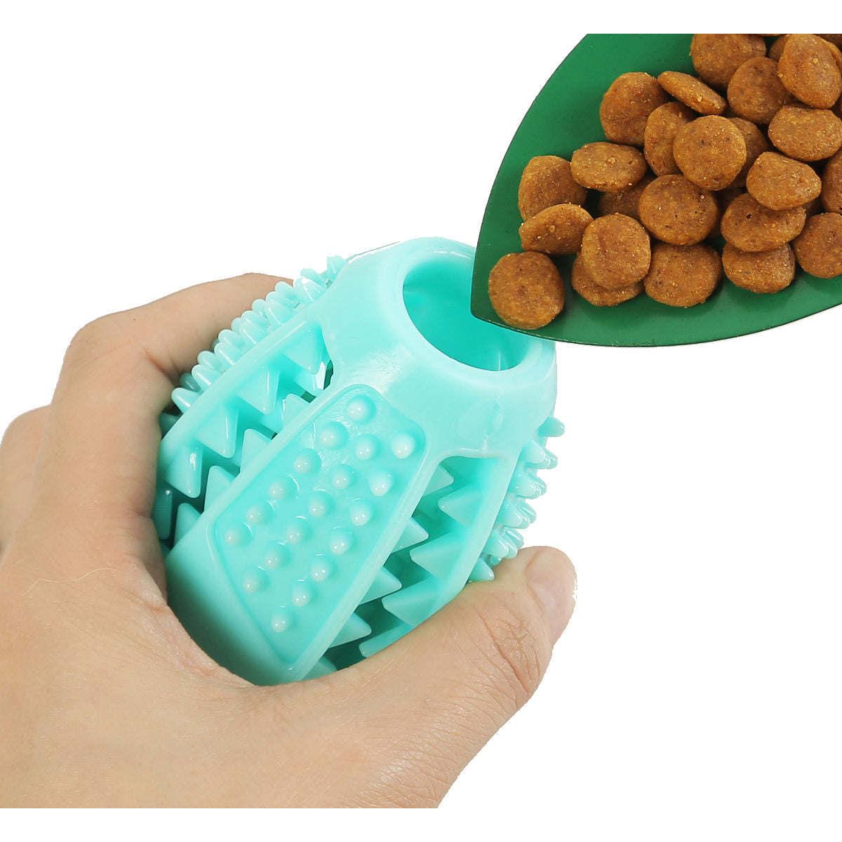 The Pet Life 'Grip N' Play' Dog Toy suctions to surfaces, dispenses treats, and cleans teeth. - Wolldi