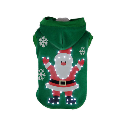 LED Santa Sweater with Flashing Lights