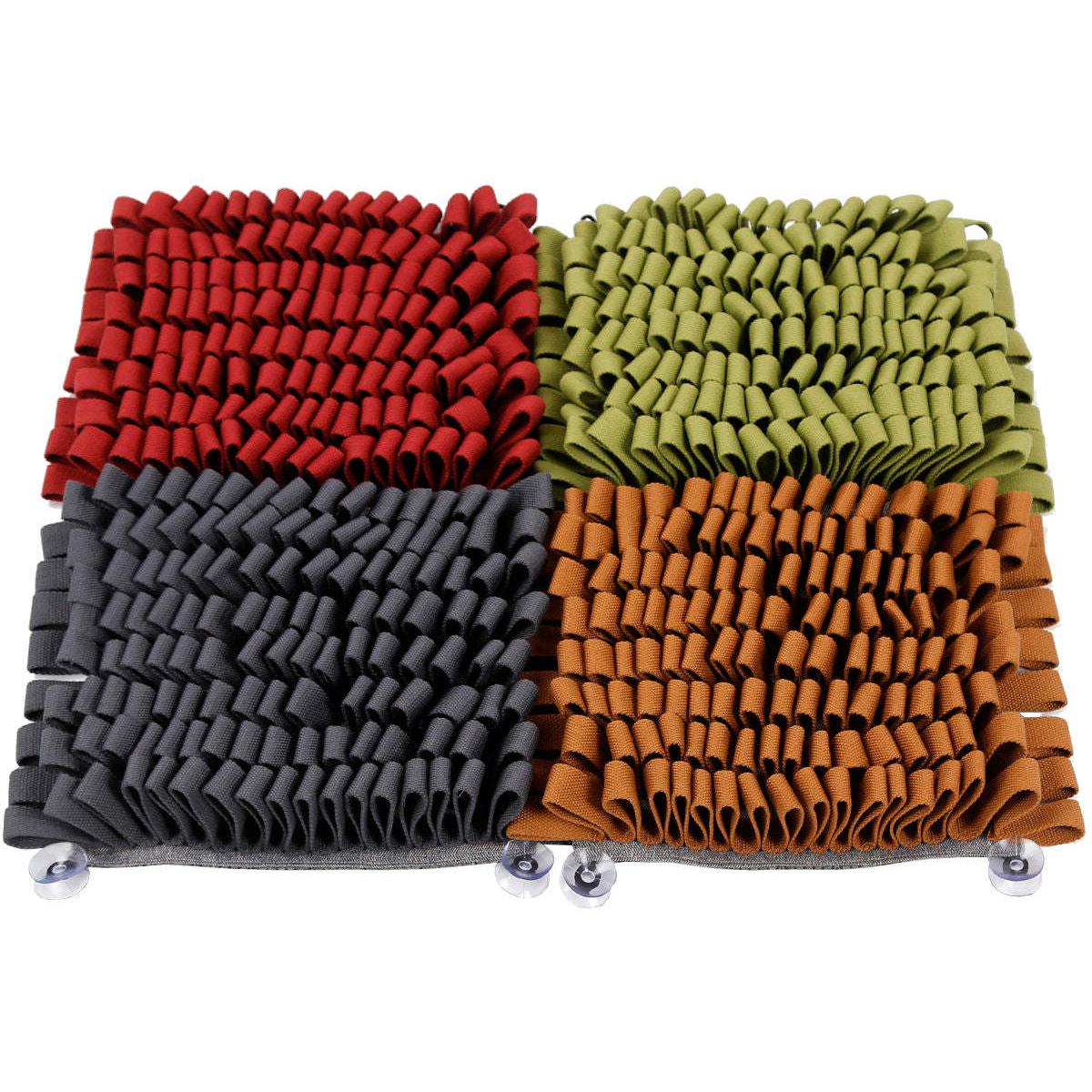 The Pet Life 'Sniffer Grip' is a suction-based snuffle mat for pets, perfect for cognitive development and digestive aid. - Wolldi