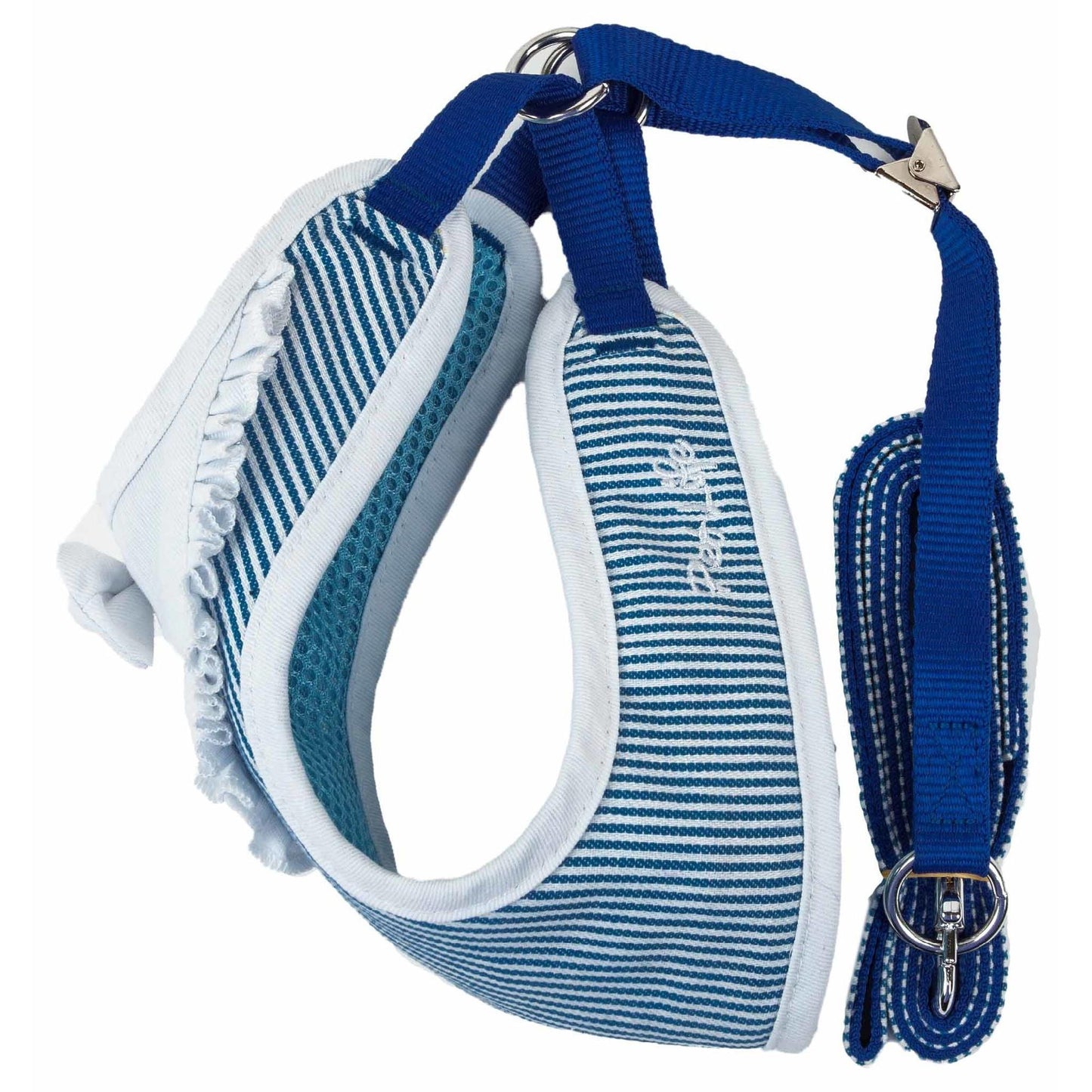 Breathable Adjustable Dog Harness with Bowtie Straps