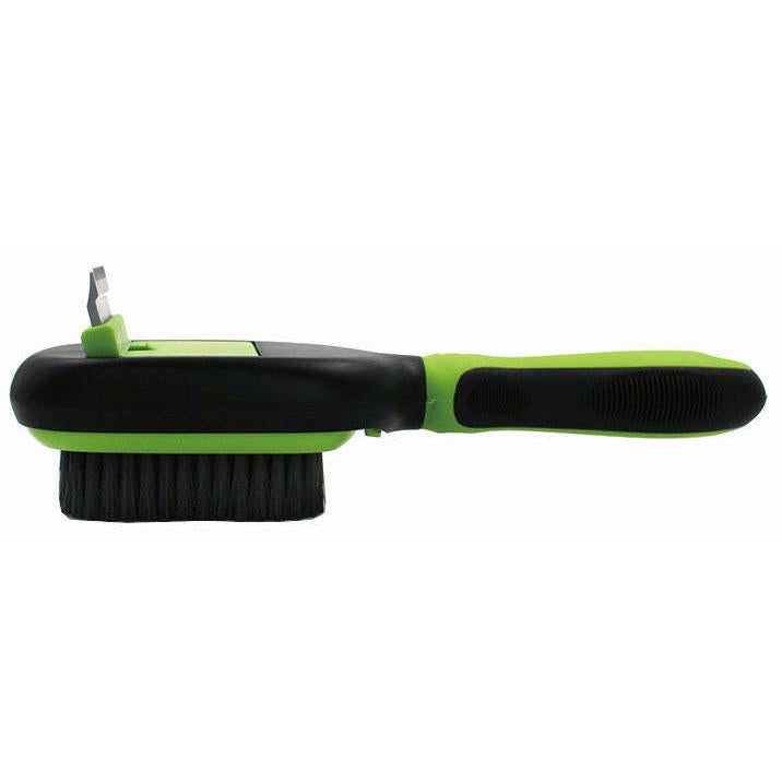 The Pet Life 'Conversion' 5-in-1 Grooming Tool is a versatile, easy-to-use pet comb with interchangeable brushes for all breeds and hair types. - Wolldi