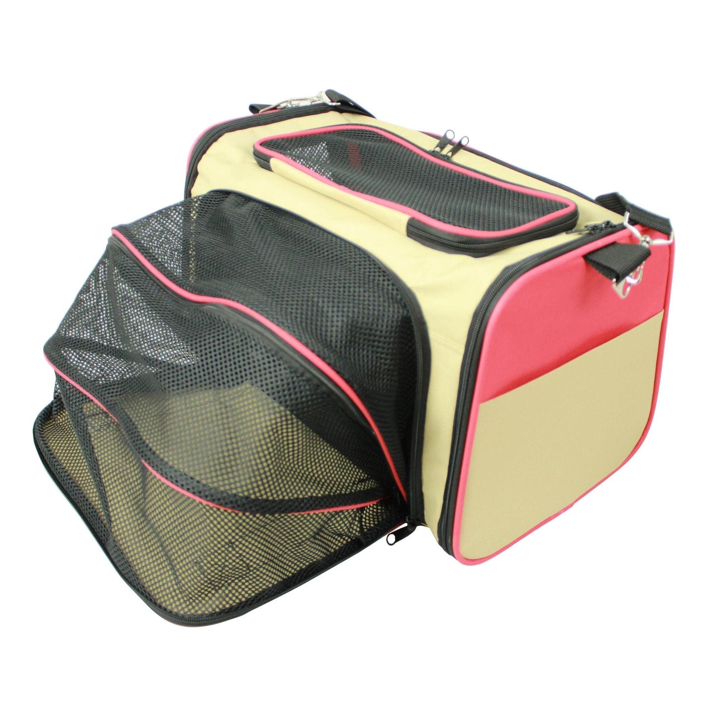 Folding Collapsible Pet Carrier Transport