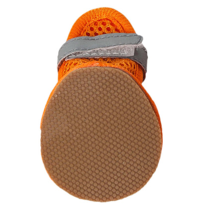 Breathable Mesh Dog Sandals with Rubber Soles Footwear