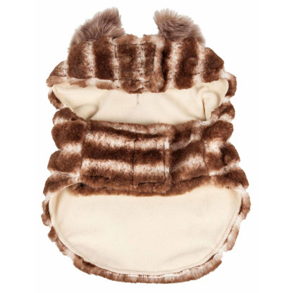 Stylish Tiramisu Dog Coat with Fleece Lining Fashion