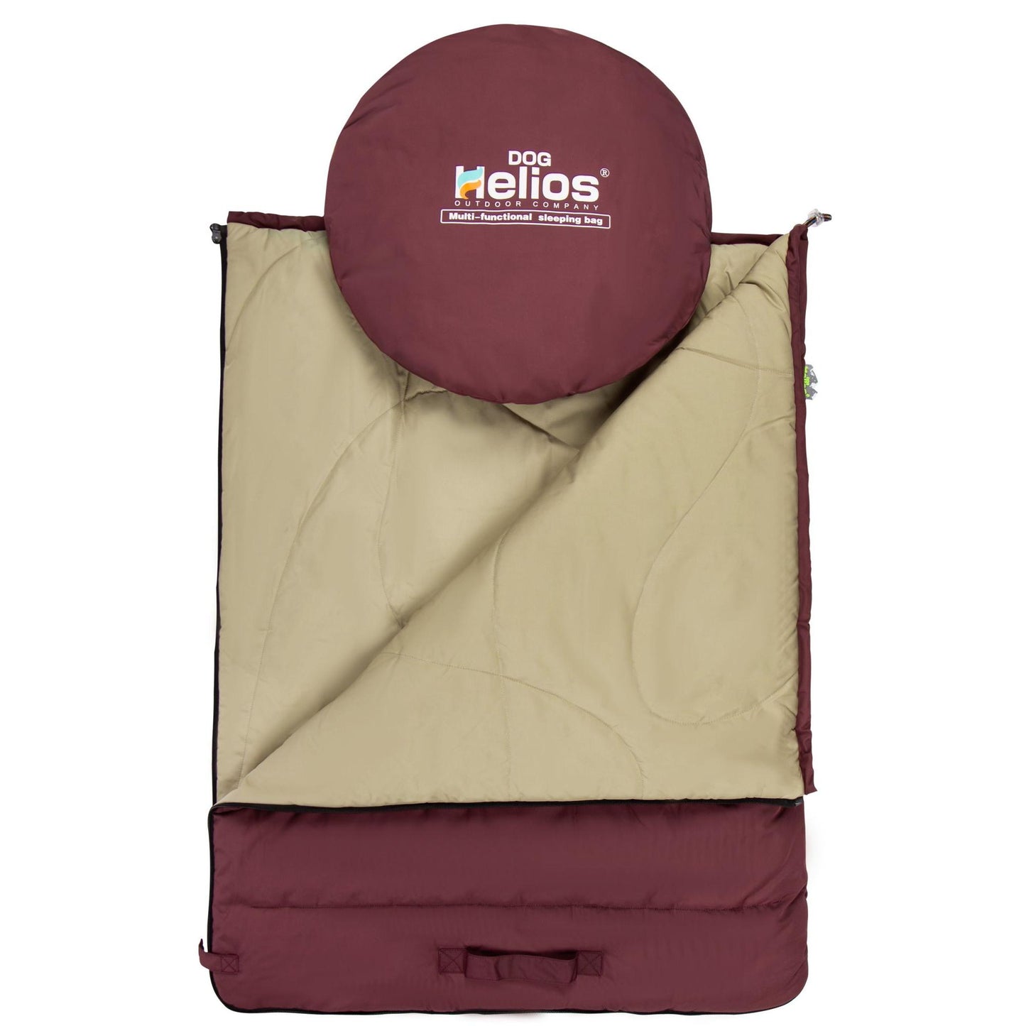 Waterproof, convertible dog mat doubles as a comfortable camping bed. - Wolldi