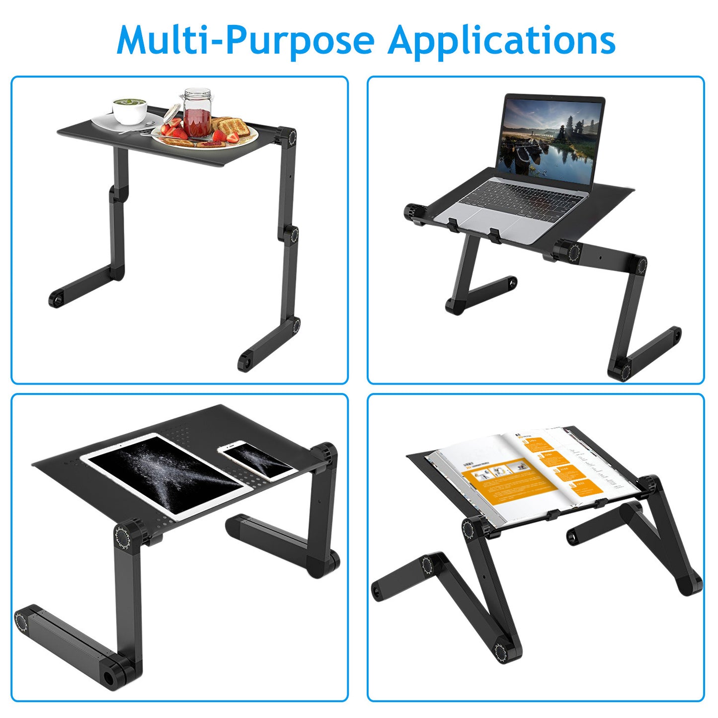 Foldable adjustable laptop table HomeStyle