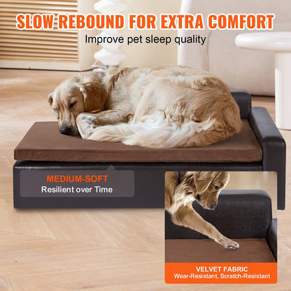 Pet Sofa Bed Leather Comfort