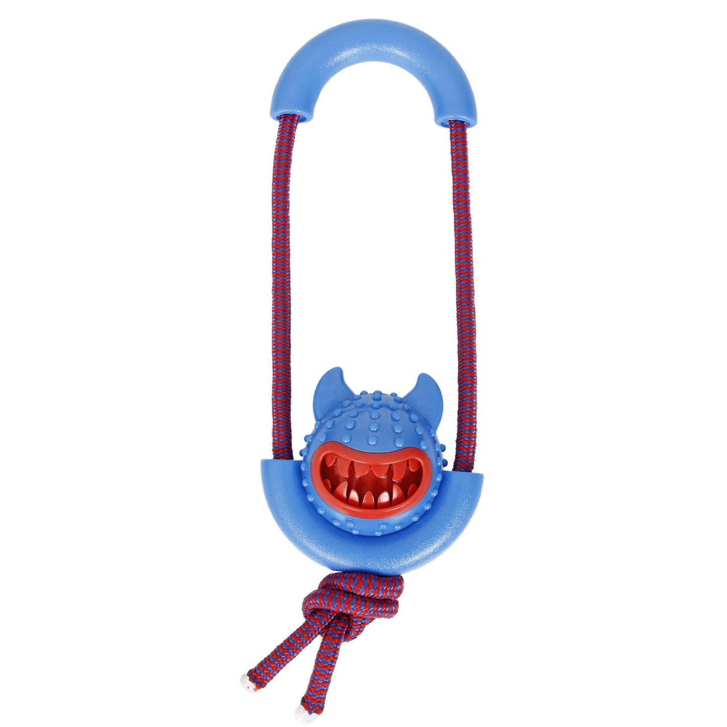 The Pet Life Sling-Away toy is an interactive treat dispenser for dogs, promoting cognitive activity and oral hygiene. - Wolldi