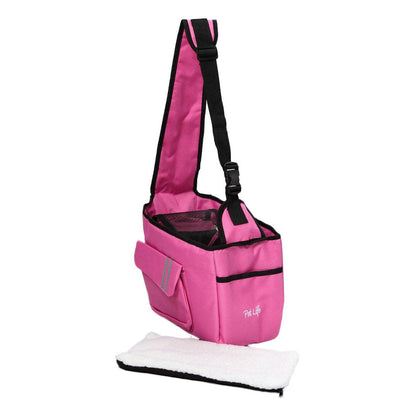 Fashionable pet carrier with back-support Transport