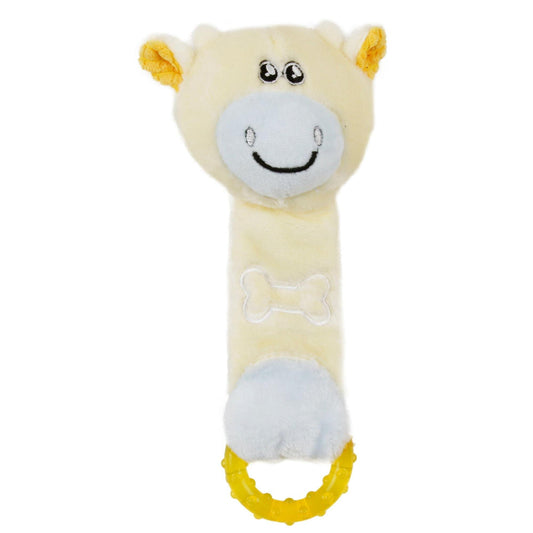 Soft Squeaky Teething Toy for Cats and Dogs Playtime