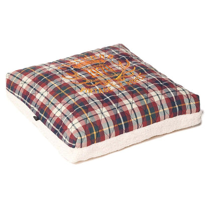 Luxury dog bed with removable pillow, diamond-stitched fleece HomeStyle