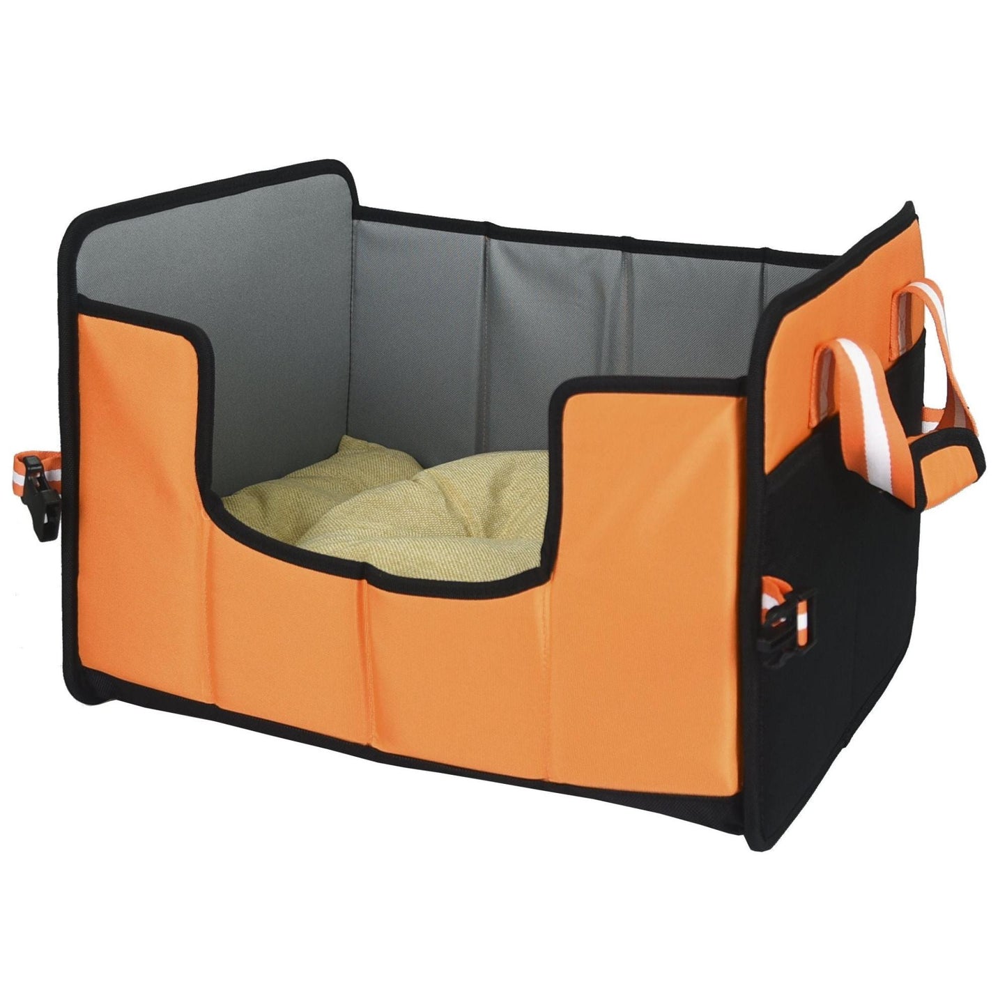 "Travel-Nest folding pet bed: portable, lightweight, durable, and machine washable." - Wolldi