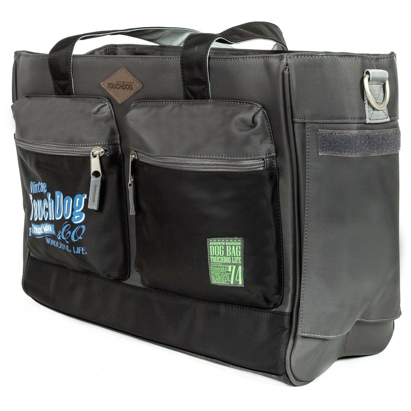 Waterproof dog carrier with pockets and mesh window Transport