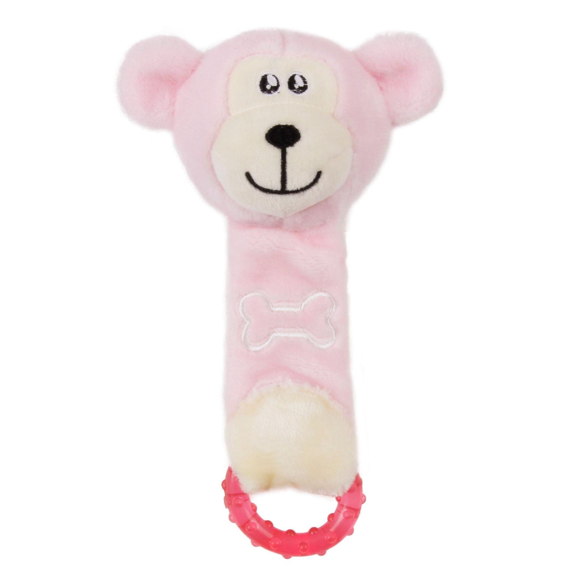 The Pet Life Moo-Born' Plush Teething Toy is soft, durable, and squeaky for puppies and kittens. - Wolldi