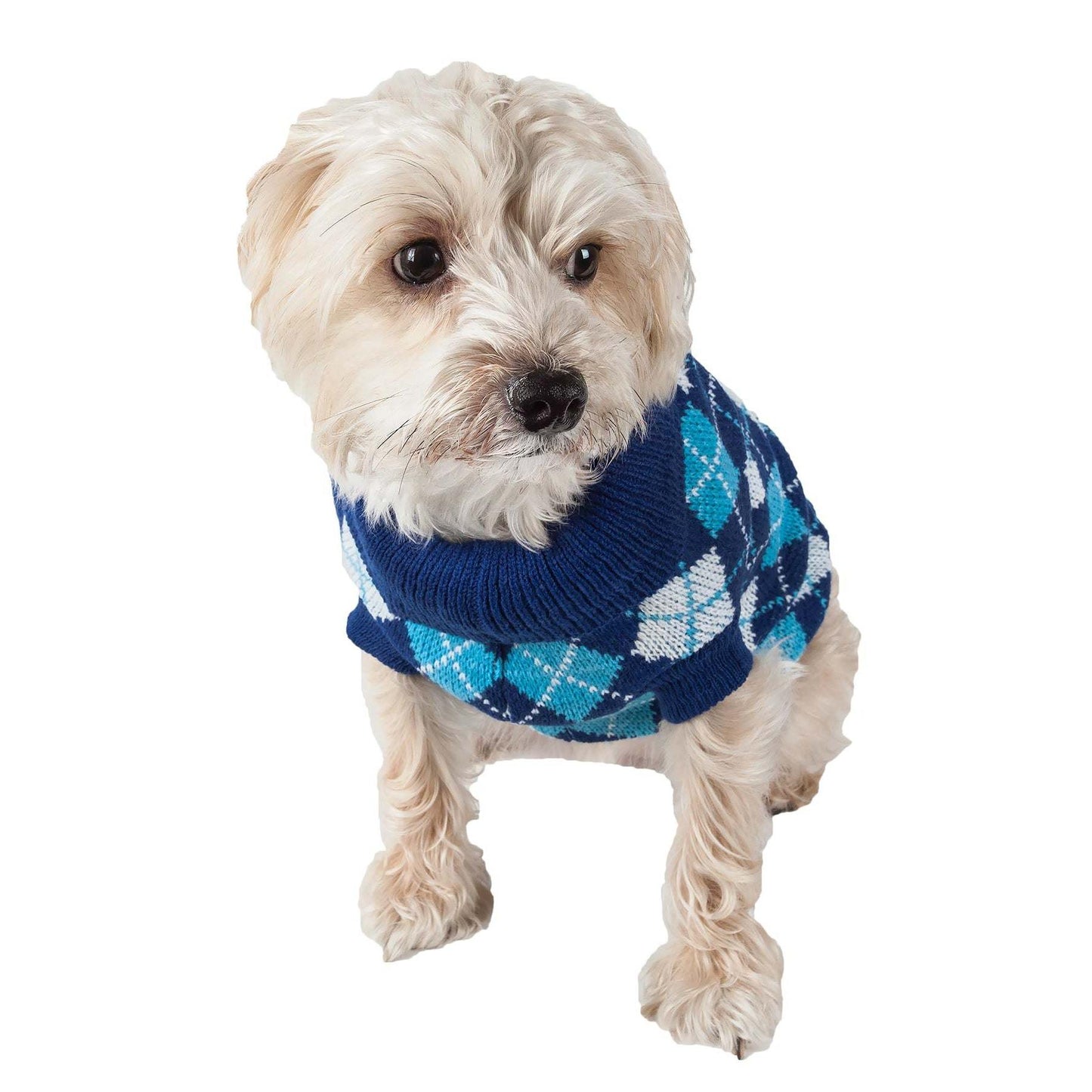 Argyle Pet Sweater