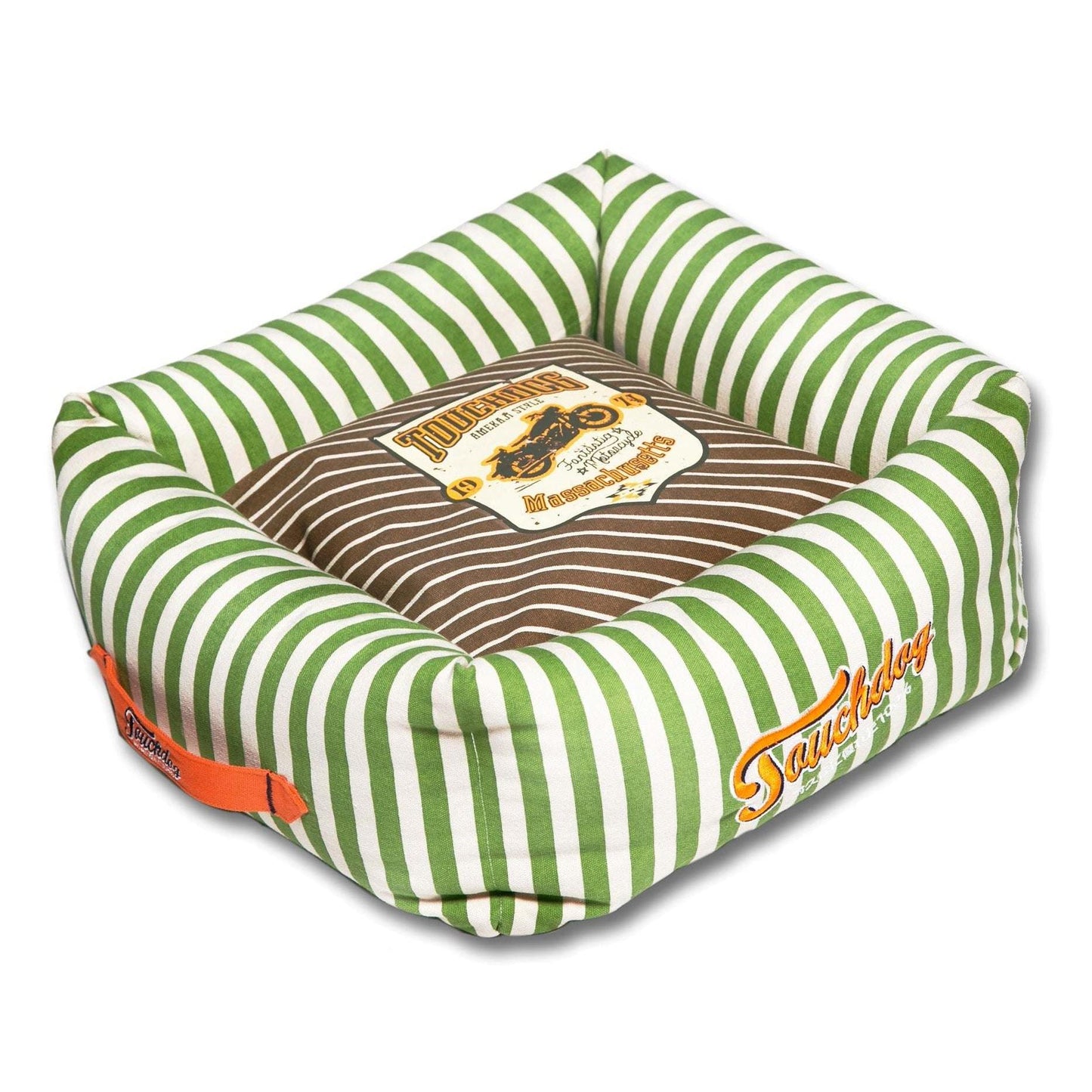 Plush Dog Bed with Removable Pillow