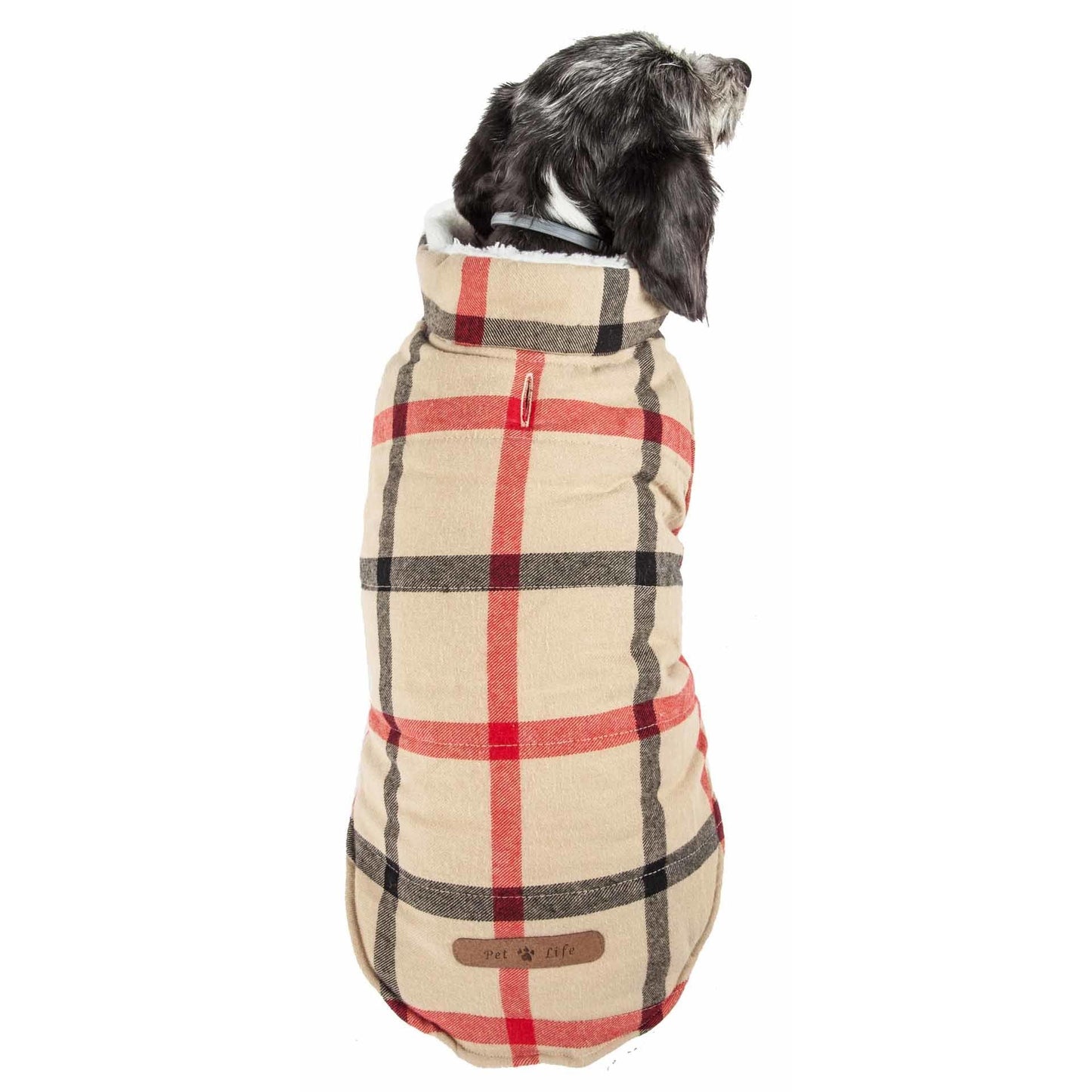 Warm Plaid Dog Coat Fashion