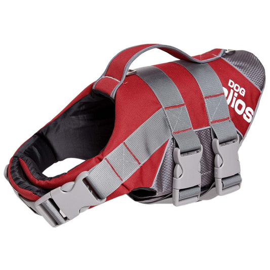 "Buoyant water safety dog harness" Straps