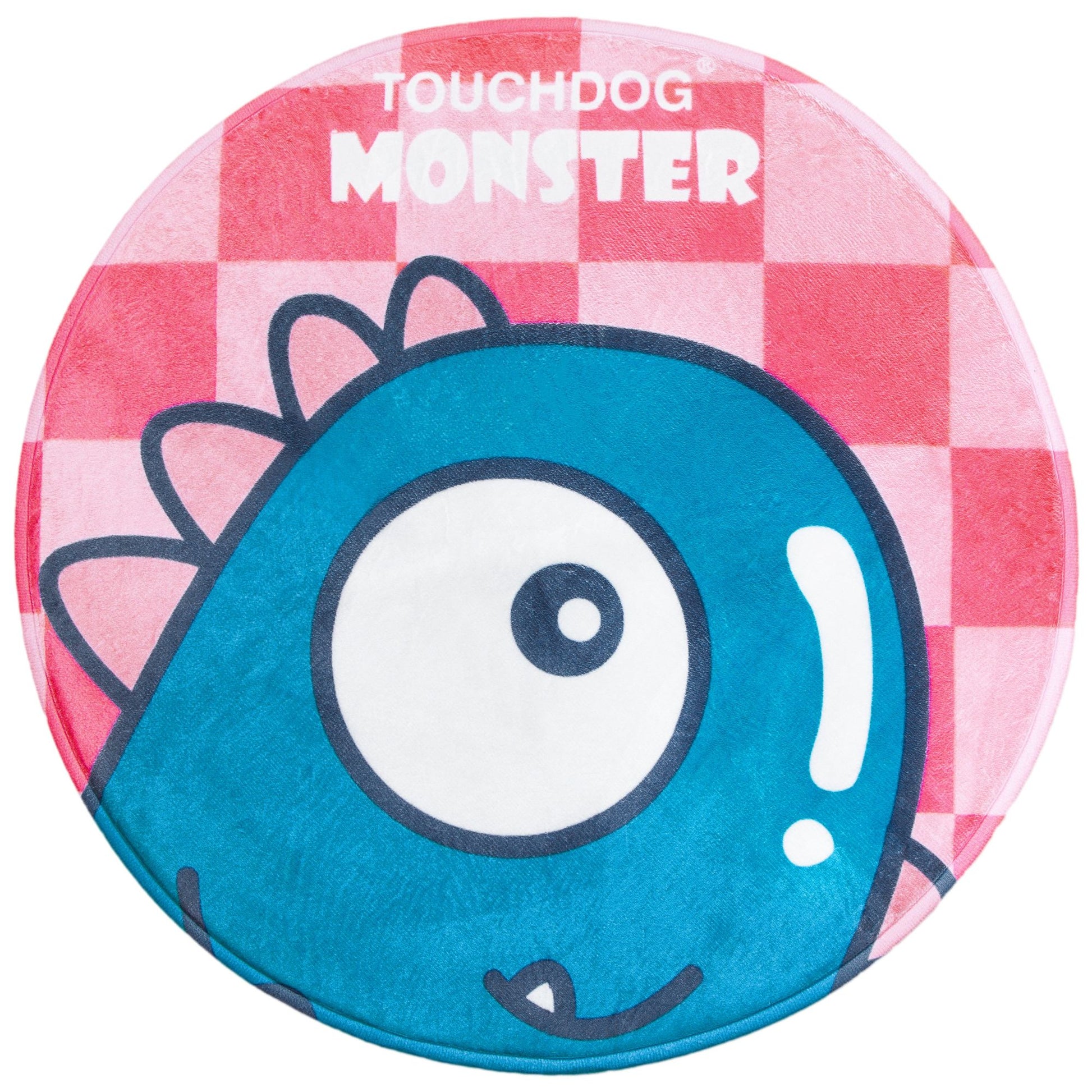 The Touchdog Cartoon Shoe-faced Monster Mat is playful, durable, and easy to clean. - Wolldi