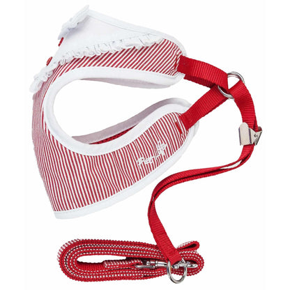 Breathable Adjustable Dog Harness with Bowtie Straps