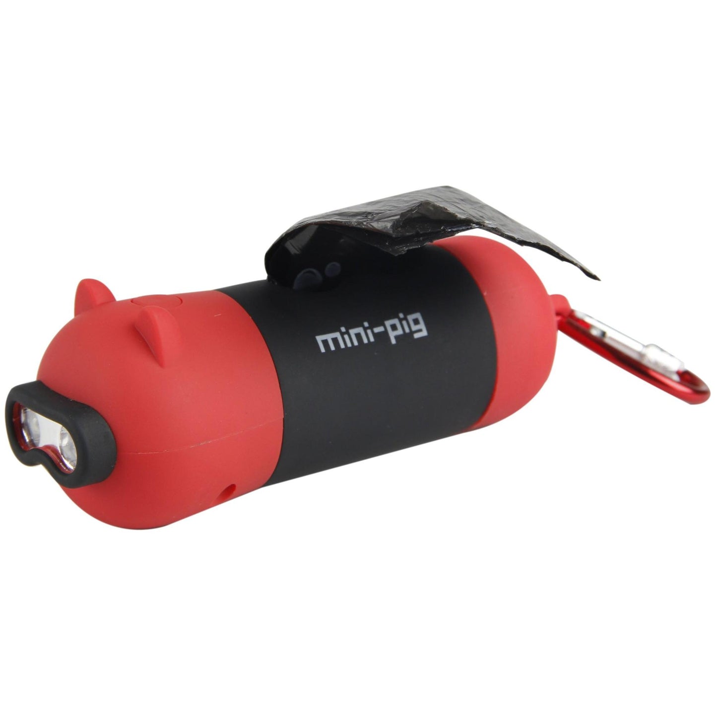 LED Flashlight with Waste Bag Dispenser Cleanup