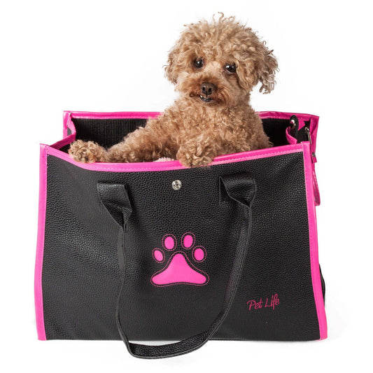 Stylish Pet Carrier with Leash Holder Transport