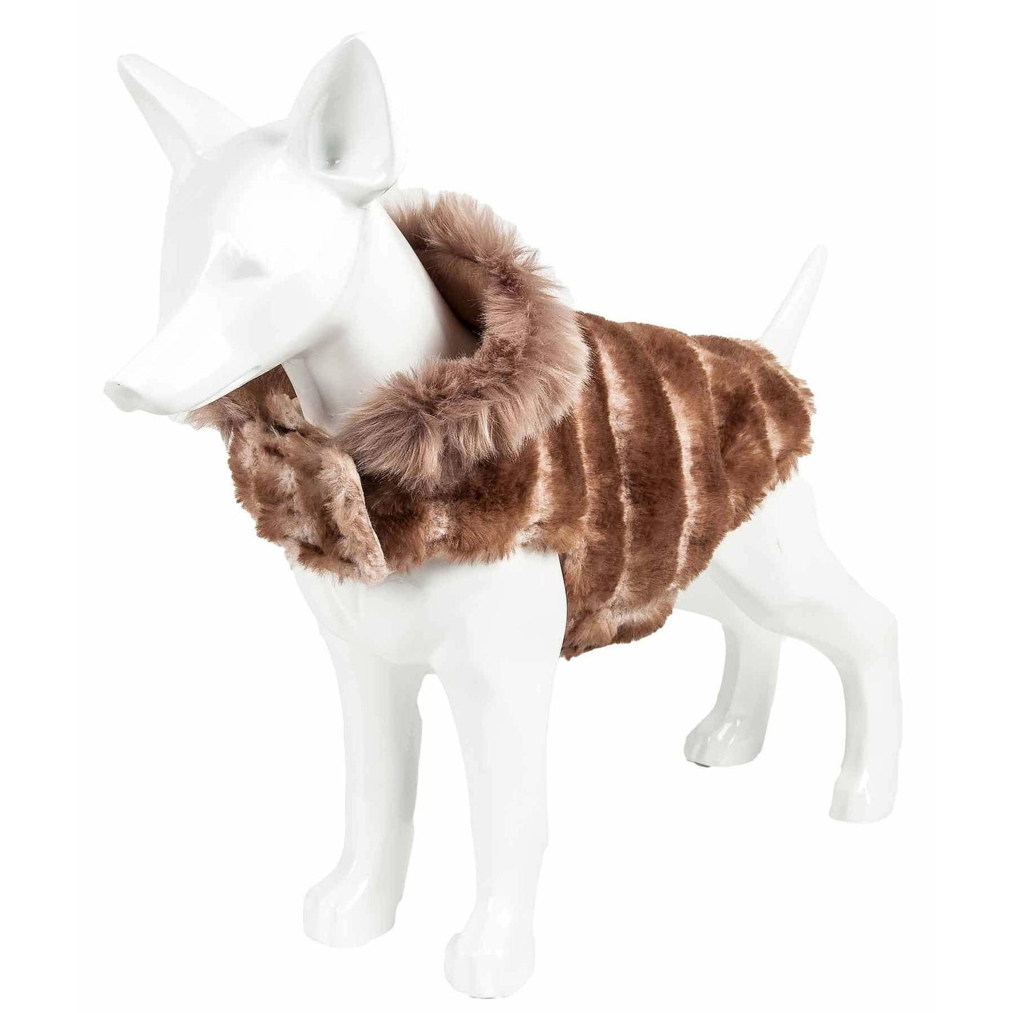 Stylish Tiramisu Dog Coat with Fleece Lining Fashion