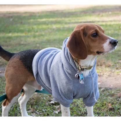 Cotton pet hoodie with leash slit Fashion