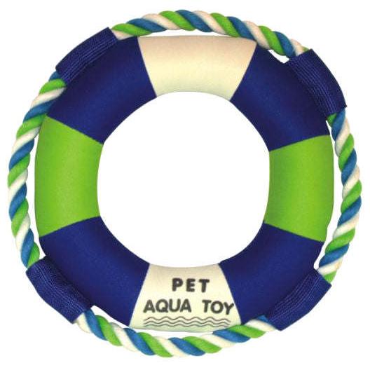 The Pet Life 'Life Raver' dog toy is waterproof, squeaking, and floats in water. - Wolldi