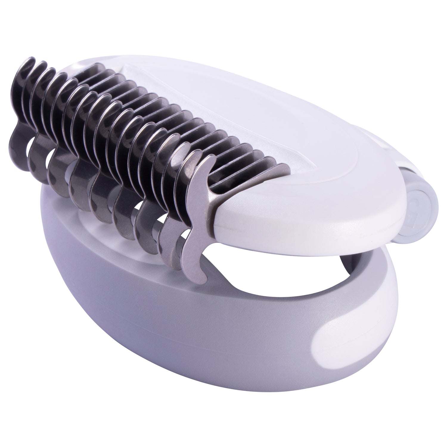 The Pet Life 'Gyrater' Swivel Travel Grooming Dematting Pet Comb is compact, customizable, and perfect for travel. - Wolldi