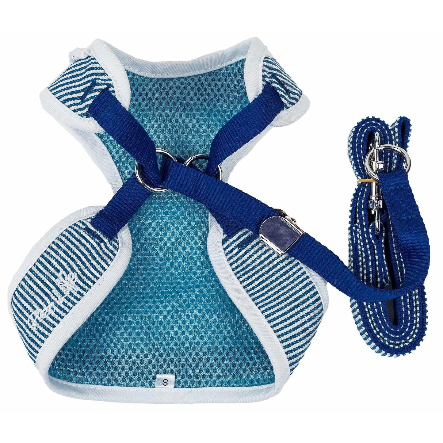 Breathable Adjustable Dog Harness with Bowtie Straps