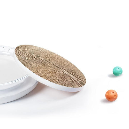 The PETKIT SWIPE Cat Scratcher Lounger Toy combines scratching, playing, and chasing. - Wolldi