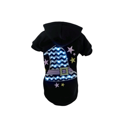 LED Lighting Hooded Sweater Fashion