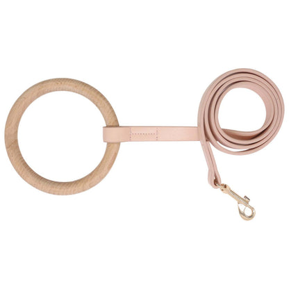 Pet Life 'Ever-Craft' Boutique Series Beechwood and Leather Designer Dog Leash: Stylish, durable, and versatile. - Wolldi