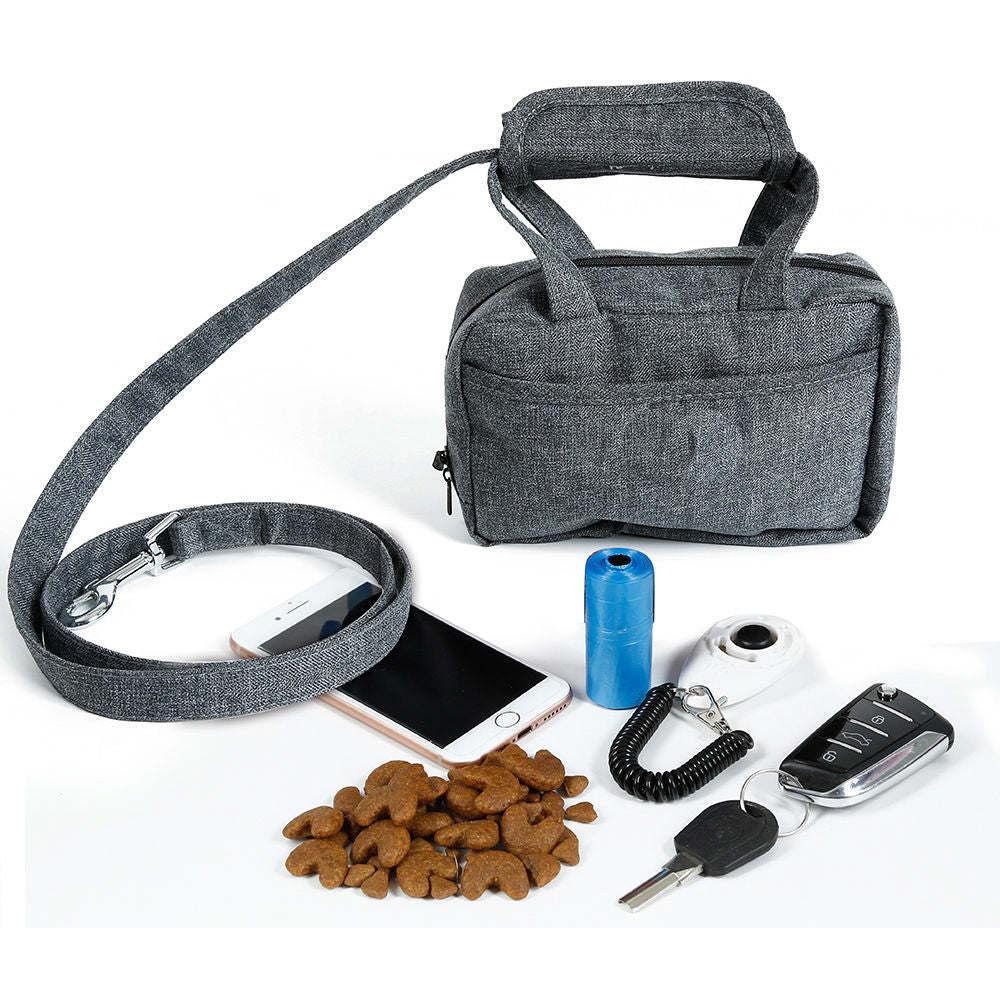 The Pet Life 'Posh Walk' Purse Dog Leash is an all-in-one accessory holder with waste bag dispenser. - Wolldi