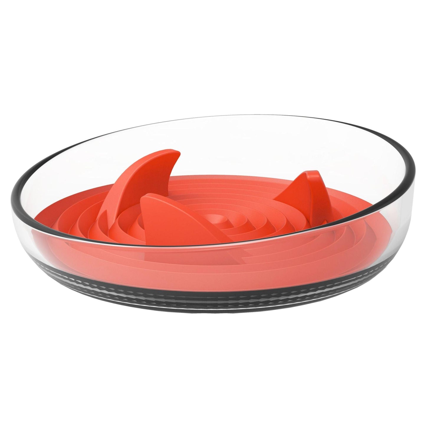 The Pet Life 'Cirlicue' Shark Fin Pet Bowl is durable, easy to clean, and promotes slow feeding. - Wolldi