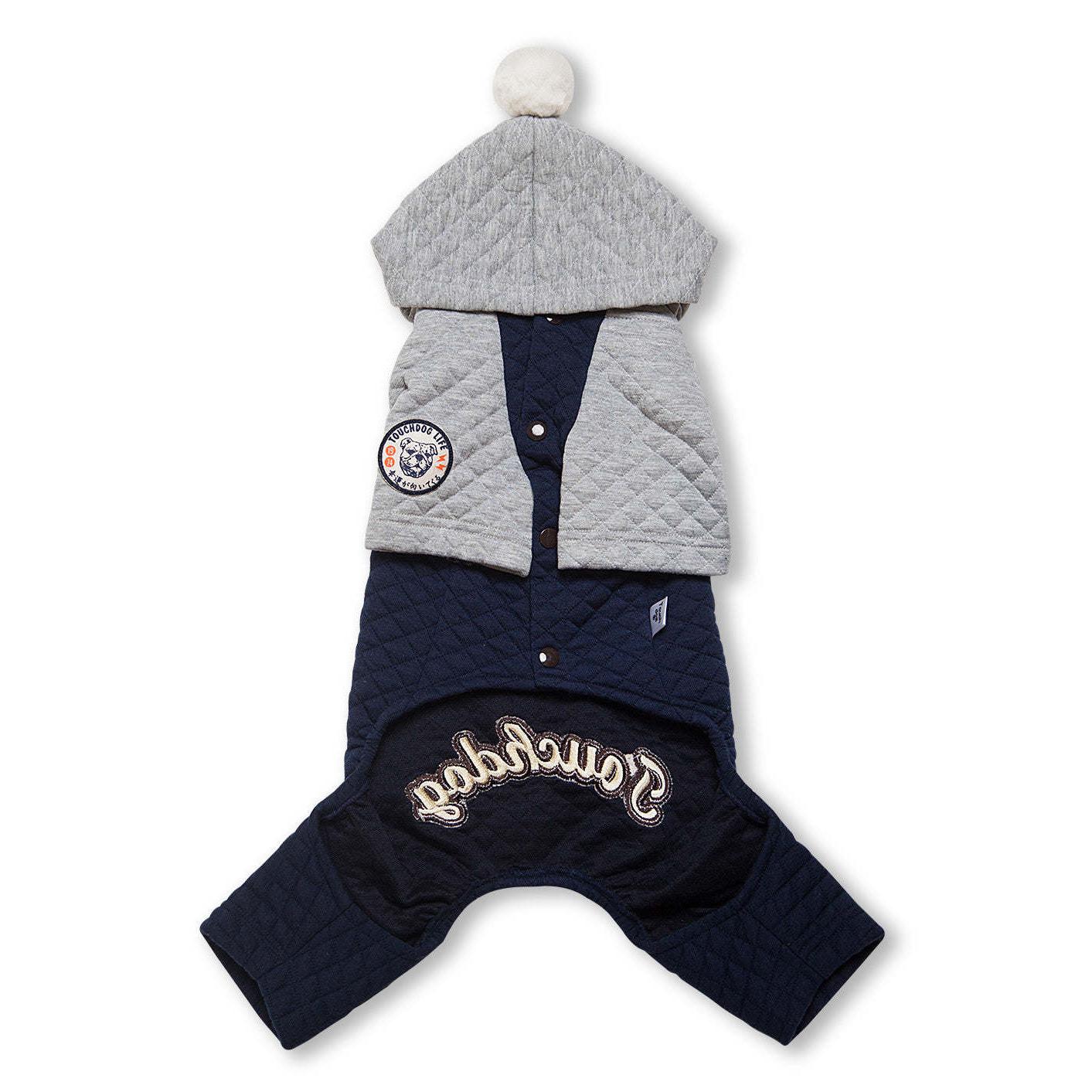 Quilted Dog Hooded Sweater Fashion
