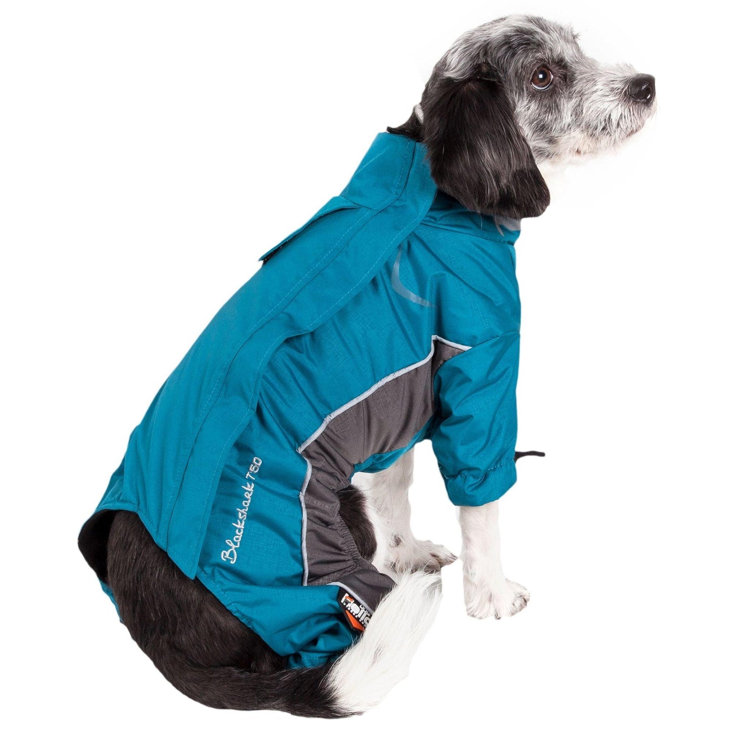 Reflective dog jacket for extreme weather